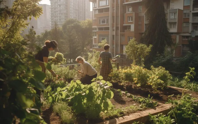 jardin partagé en ville