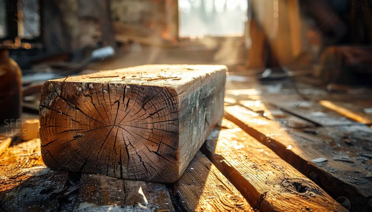 Wooden materials: rough or stained, bringing a rustic and warm touch.